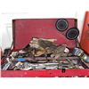 Image 14 : Boss Red Metal Rolling Toolbox with Assorted Hand Tools