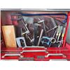 Image 5 : Boss Red Metal Rolling Toolbox with Assorted Hand Tools