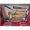 Image 6 : Boss Red Metal Rolling Toolbox with Assorted Hand Tools