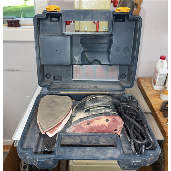 Mastercraft Mouse Sander with Hard Case and Sanding Pads