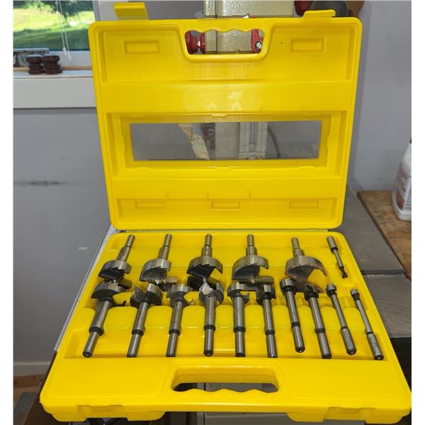 Starwood 16-Piece Forstner Bit Set in Yellow Case