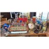 Image 1 : Barware Lot with Shot Glasses, Coasters, Ice Bucket, Cocktail Shaker, and Bar Accessories