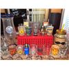 Image 6 : Barware Lot with Shot Glasses, Coasters, Ice Bucket, Cocktail Shaker, and Bar Accessories