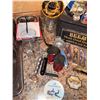 Image 7 : Barware and Collectibles Lot Including Glassware, Cocktail Shaker, Decor, and Spoons