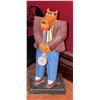 Image 2 : Musical Decor Lot With Metal Trombone, Treble Clef Wall Art, Animal Figurines, Vinyl Clock and Book