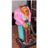 Image 3 : Musical Decor Lot With Metal Trombone, Treble Clef Wall Art, Animal Figurines, Vinyl Clock and Book
