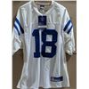 Image 2 : Peyton Manning Colts #18 Reebok Authentic Stitched Jersey
