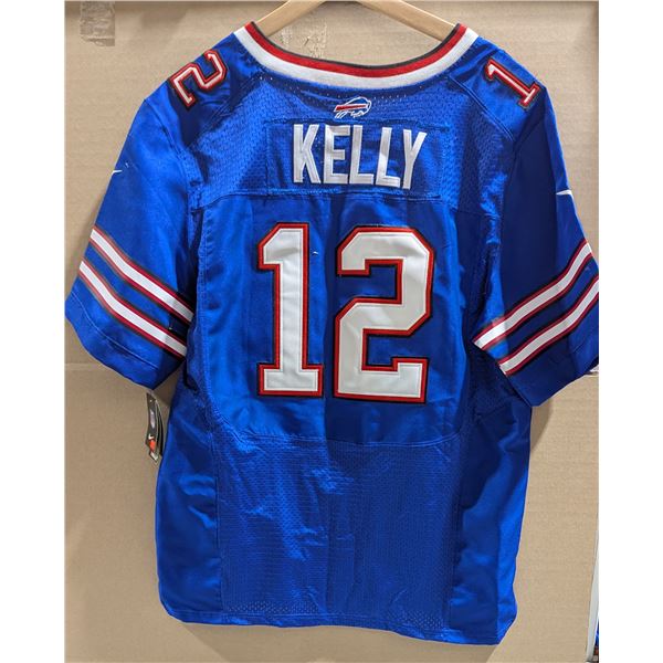 Nike Authentic Jim Kelly #12 Buffalo Bills Throwback NFL Jersey