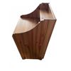 Image 7 : Solid Pine Wood Side Cabinet with Open Shelf and Storage Door