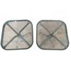Image 2 : Metal Frame Glass Top Patio Side Tables