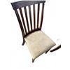 Image 3 : Wood Dining Table With Four Upholstered Chairs