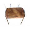 Image 1 : Stylerite Furniture Toronto Brown Vinyl and Metal Stool