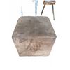 Image 2 : Brown Microfiber Square Ottoman