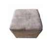 Image 3 : Brown Microfiber Square Ottoman