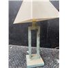 Image 3 : Modern Table Lamps Including Solar and Brass with Wood Base