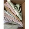 Image 2 : Box Lot of Mixed Kitchen Towels and Linens Assorted Colours and Sizes