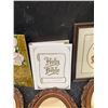 Image 3 : Framed Art, Wall Clock, Holy Bible, and Magnolia Plaque