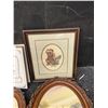 Image 4 : Framed Art, Wall Clock, Holy Bible, and Magnolia Plaque
