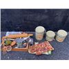 Image 1 : Kitchen Assortment with Storage Jars, Utensils, Rolling Pin, Oven Mitts