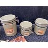 Image 2 : Kitchen Assortment with Storage Jars, Utensils, Rolling Pin, Oven Mitts