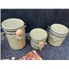 Image 3 : Kitchen Assortment with Storage Jars, Utensils, Rolling Pin, Oven Mitts