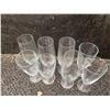 Image 2 : 8 Clear Glass Footed Beer Glasses