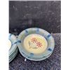 Image 4 : Hand-Painted Floral Dinner, Salad, and Soup Plates