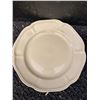 Image 3 : 3 Ivory Glazed Ceramic Plates and 2 Bowls
