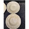Image 4 : 3 Ivory Glazed Ceramic Plates and 2 Bowls