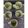 Image 3 : 5 Style Eyes by Baum Bros Retro Collection Green Ceramic Mugs