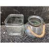 Image 4 : Plant Pots and Glass Jars Lot of Four