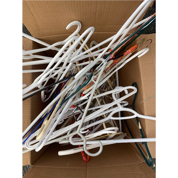 Plastic and Metal Clothes Hangers