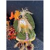 Image 4 : Fall and Halloween Decor with Witch and Scarecrow Figures