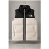 Image 1 : The North Face Two-Tone Puffer Vest – Black & Off-White – Size Small
