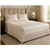 Image 1 : Kingsdown Royale 600 Thread Count Sheet Set – Ivory – Queen Size