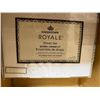 Image 2 : Kingsdown Royale 600 Thread Count Sheet Set – White – Queen Size