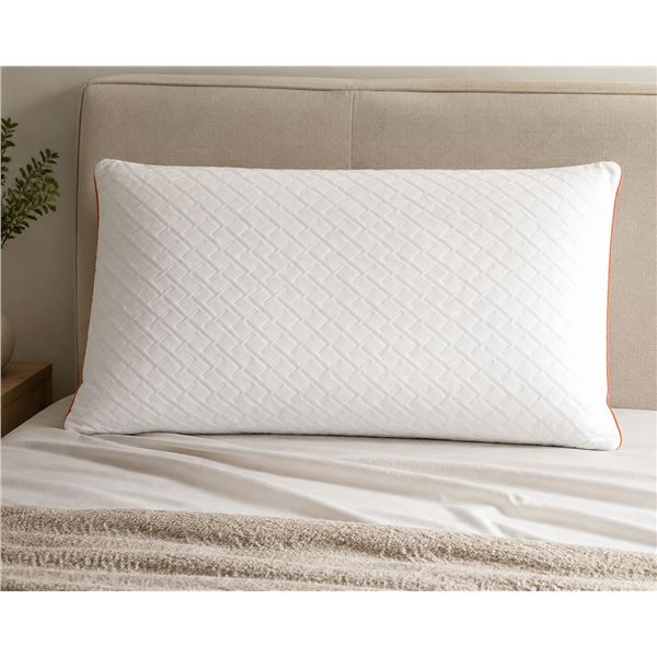Shredded Memory Foam Pillow – White – King Size