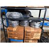 Image 3 : Contents of Shelf: Multiple Boxes Flexeaze Wire Rope, Misc Types & Sizes (shelf not included)