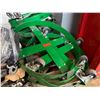 Image 4 : Multiple Uline Green Steel Drum Dollies & Trailer Hitch Ball Mount Assembly