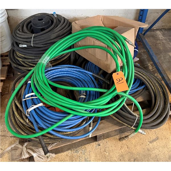 Pallet Multiple Heavy Duty Industrial Hoses