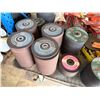 Image 2 : Multiple Stacked Abrasive Cut-Off & Grinding Wheels, Sharpening Stones, etc Misc Brands & Sizes