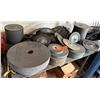 Image 1 : Large Gray Abrasive Grinding Wheel 15" Dia, Cut-Off & Grinding Wheels, etc Misc Brands & Sizes