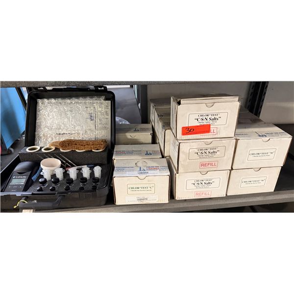 LaMotte 1200 Chlor-Rid Colorimeter/Photometer & Multiple Boxes CHLOR*TEST "CSN Salts" Refill Packs