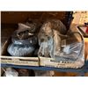 Image 18 : Contents of Shelf & Table: Multiple PPE Respirator Boxes, Hoods, Filters, RPB Lenses, Breathing Tube