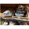 Image 19 : Contents of Shelf & Table: Multiple PPE Respirator Boxes, Hoods, Filters, RPB Lenses, Breathing Tube