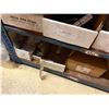 Image 24 : Contents of Shelf & Table: Multiple PPE Respirator Boxes, Hoods, Filters, RPB Lenses, Breathing Tube
