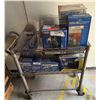Image 1 : Contents of Cart: Multiple Boxes Campbell Hausfeld Pneumatic Tools, Air Sanders, Spray Guns, etc (ca