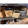 Image 15 : Contents of Shelf: Multiple Strobe Lights, PCB Screening Kits, Conduit & Piping, Hardware, etc (shel