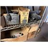 Image 16 : Contents of Shelf: Multiple Strobe Lights, PCB Screening Kits, Conduit & Piping, Hardware, etc (shel