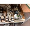 Image 11 : Contents of Shelf: Multiple Motors, Gauges, Relays, Switches, Fuses, Cables, Hardware, etc  (shelf n